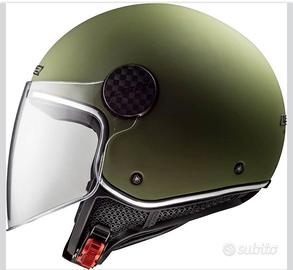 Coppia di Caschi LS2 OF558 Sphere Lux Matt Verde