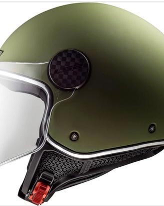 Coppia di Caschi LS2 OF558 Sphere Lux Matt Verde