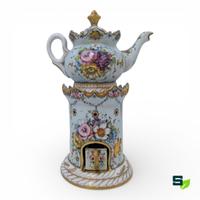 CAPODIMONTE TEIERA CON CASSETTINO PORTA FIAMMA