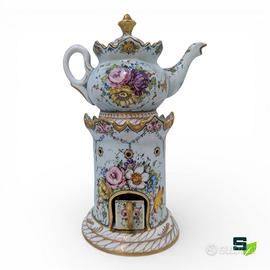 CAPODIMONTE TEIERA CON CASSETTINO PORTA FIAMMA