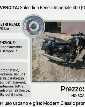 BENELLI IMPERIALE 400 (2022) – 5.000 KM