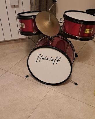 batteria ffalstaff baby tre pezzi completa