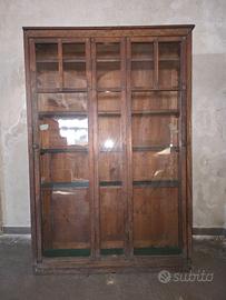 Vetrinetta / libreria antica primi ’900 in legno