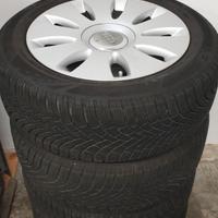 Gomme invernali con cerchioni originali Audi