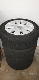 Gomme invernali con cerchioni originali Audi