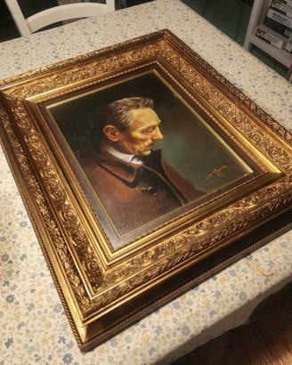 Eduardo olio su tela Artista Ciro Morrone