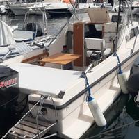 Barca cabinata a Motore