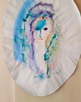 Quadro ovale Ernesto Treccani 