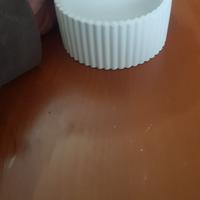 vasetto in gesso  fatto a mano