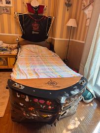 Letto singolo a forma di nave pirata CILEK