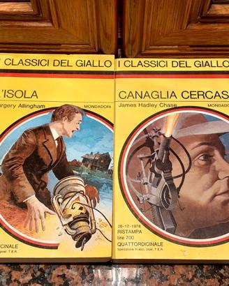 Libri gialli vintage anni '70 e '80