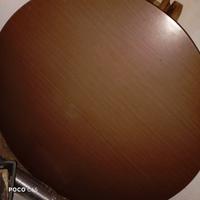 tavolo tondo smontato i piedi x spazio ,più 4sedie