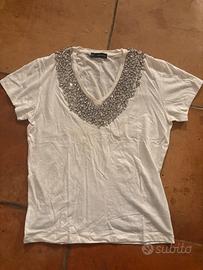 T-shirt Dsquared2 con Swarovski