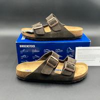 Birkenstock Arizona BS Mocha Leather Marroni 41