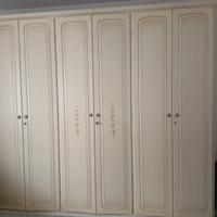 Armadio 6 ante laccato stile classico 