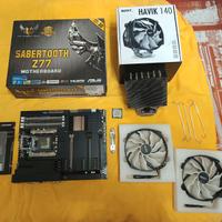 I5 3570K + ASUS SABERTOOTH Z77 + VIPER1866 + DISSI