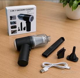 Mini Aspirapolvere Portatile 3 in 1 USB – Nuovo

