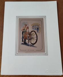 Cromolitografie su rame di M. Cassinari Vettor