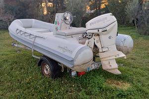 Gommone, motore 40cv, carrello + 2° motore 40cv