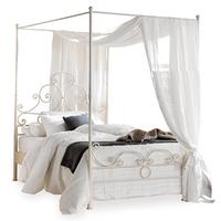 Letto  con baldacchino  removibile e materasso