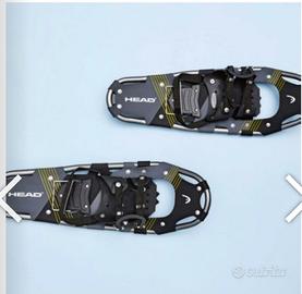 Head ciaspole + bastoncini NUOVI MAI APERTI