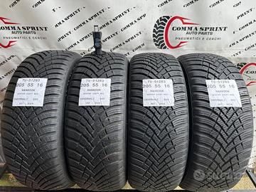 4 PNEUMATICI 205/55 R16 HANKOOK INVERNALI