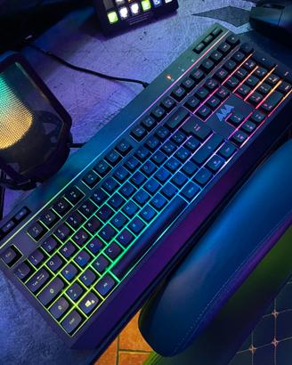 Tastiera gaming AAAmaze cablata RGB no scatola