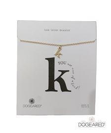 Bracciale Dogeared lettera K