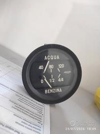 Strumento Jaeger d'epoca Acqua e Benzina - Vintage
