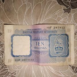 Banconota occupazione inglese seconda guerra mondi