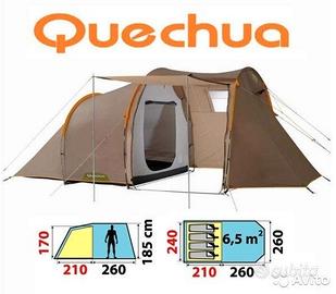 Quechua T 4.1B Tenda  4 posti