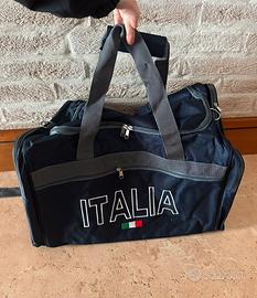 Borsone palestra / calcio ITALIA blu scuro nuovo