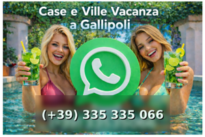 Ok bro, 3 case e 1 villa x gruppi a gallipoli