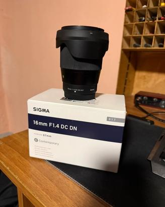 Sigma 16mm 1.4 Fujifilm x mount