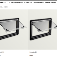 2 Finestre Dometic S4  90x50 cm Nuove