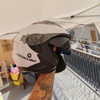 casco doppia visiera