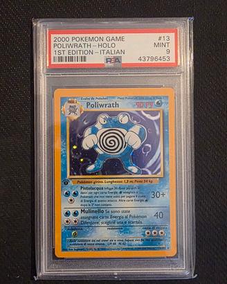 pokemon gradate psa9 set base prima edizione 