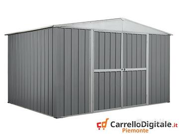 Box in lamiera Acciaio 360x260cm 9mq grigio chiaro