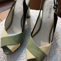 Sandali donna beige verde nero Geox n 38