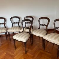 Sedie inglesi fine '800