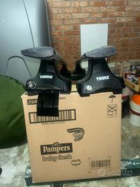Thule portapacchi 4 piedi con barre alluminio