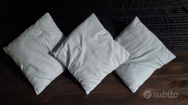 3 cuscini arredo Ikea senza fodera