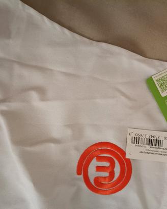 grembiule Masterchef nuovo con cartellino 