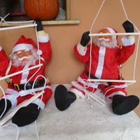 2 Babbi natale  da appendere esterno