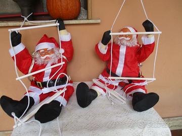 2 Babbi natale  da appendere esterno