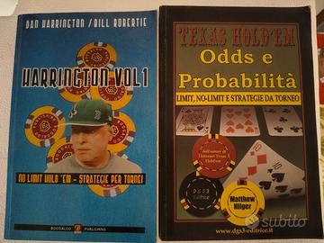 Libri poker Harrington vol 1-2-3 in italiano. 