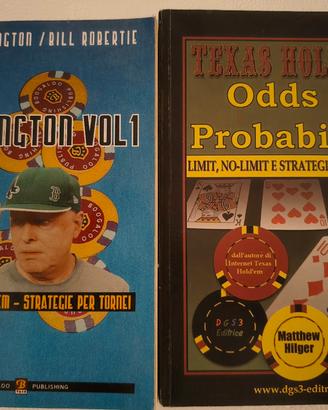 Libri poker Harrington vol 1-2-3 in italiano. 