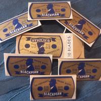 lamette da barba vintage da collezione 