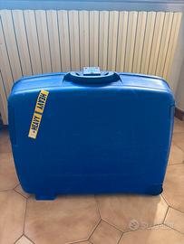Valigia rigida Delsey color bluette c/beauty-case