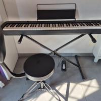 Pianoforte Casio cdp s-110 + pedale sedia e supp.
